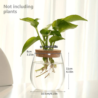 Set Mosslight Flare Hydroponic Vase